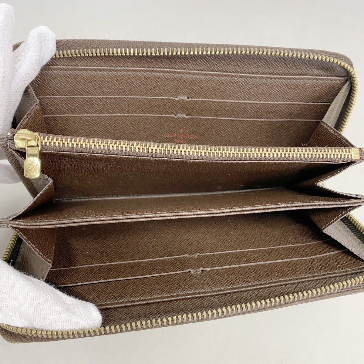 Louis Vuitton Wallet Damier Zippy Ebene — view 3