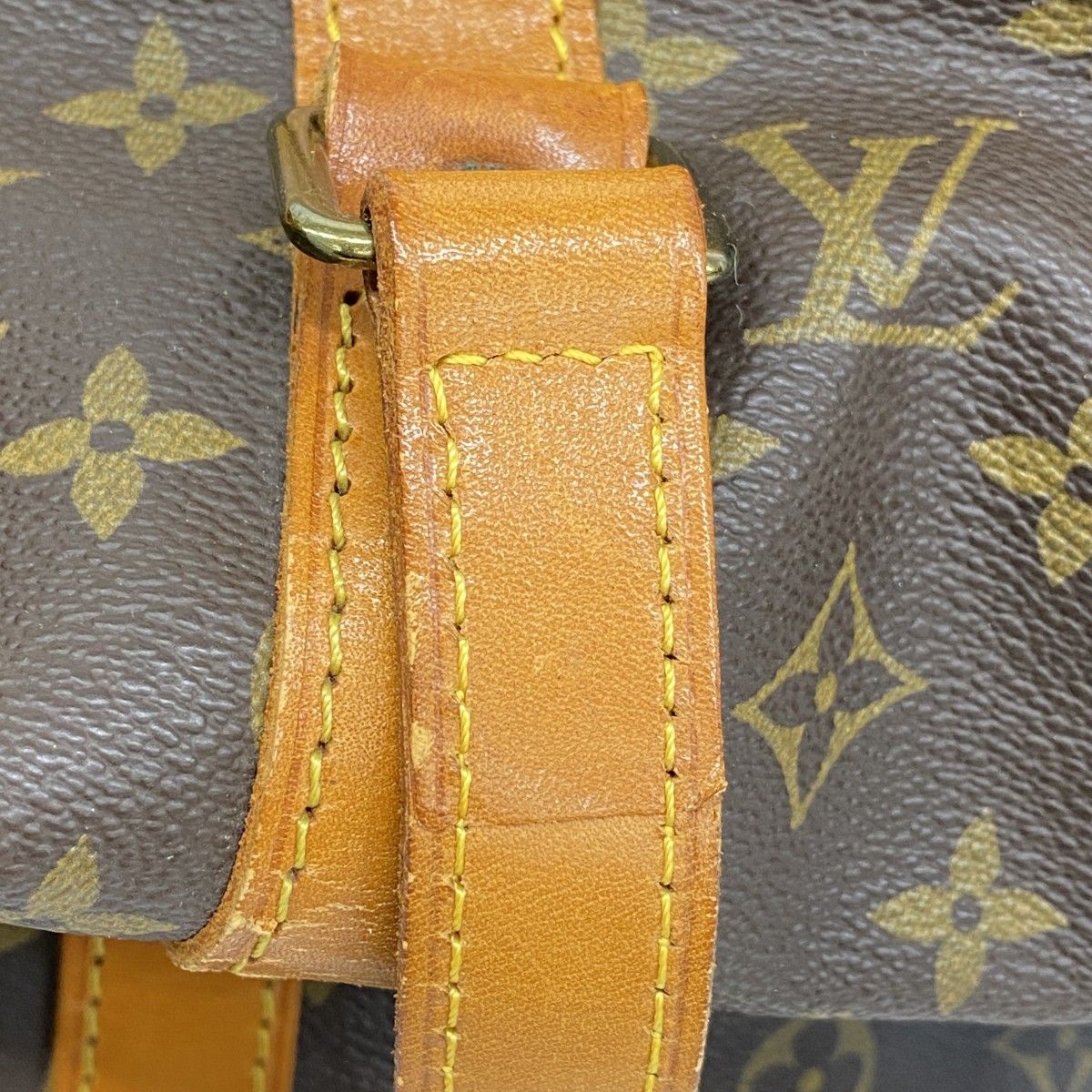 Louis Vuitton Boston Bag Monogram Sac Spool 45 Brown — view 9