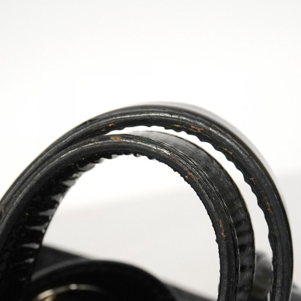 Dior Handbag Cannage Enamel Black Silver — view 6