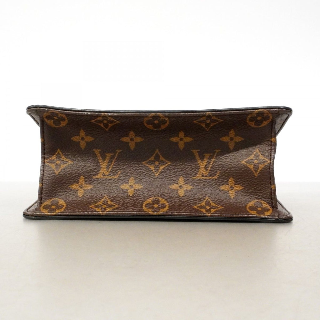 Louis Vuitton Shoulder Bag Vernis Monogram Epi Winewood PM Noir — view 3