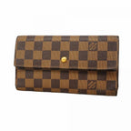 Louis Vuitton Trifold Wallet Damier Porte Tresor International Ebene