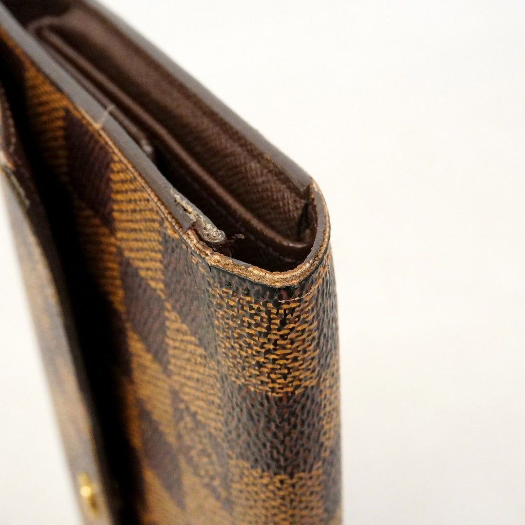 Louis Vuitton Trifold Wallet Damier Porte Tresor International Ebene — view 8