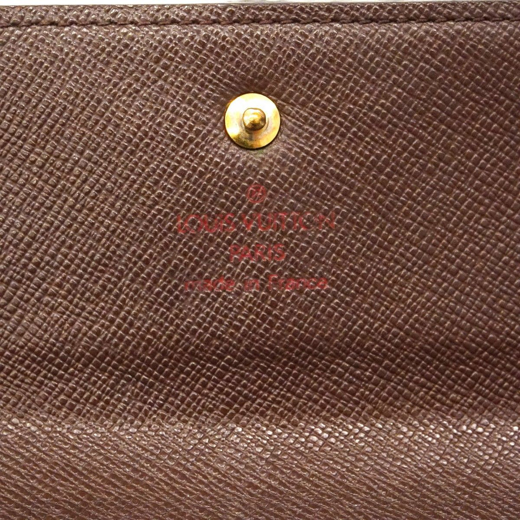Louis Vuitton Trifold Wallet Damier Porte Tresor International Ebene — view 5
