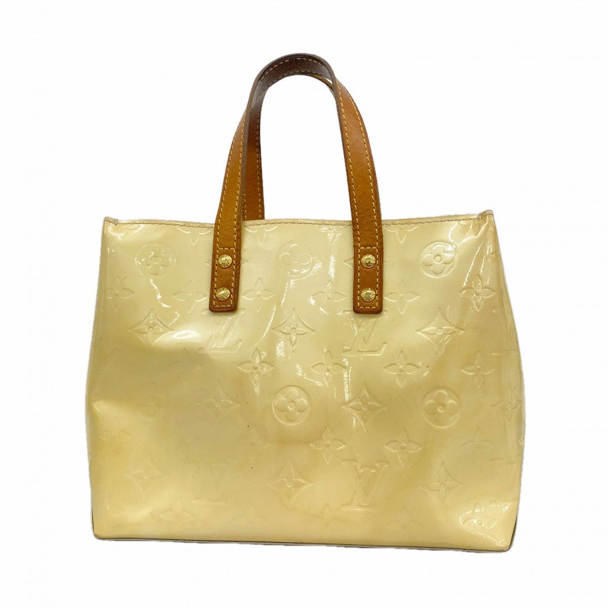 Louis Vuitton Handbag Vernis Reed PM Gray