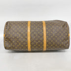 Louis Vuitton Boston Bag Monogram Keepall Bandouliere 60 Brown — view 3