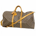 Louis Vuitton Boston Bag Monogram Keepall Bandouliere 60 Brown