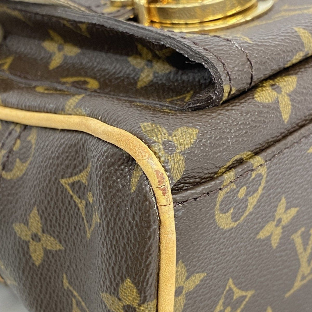 Louis Vuitton Handbag Monogram Manhattan PM Brown — view 8