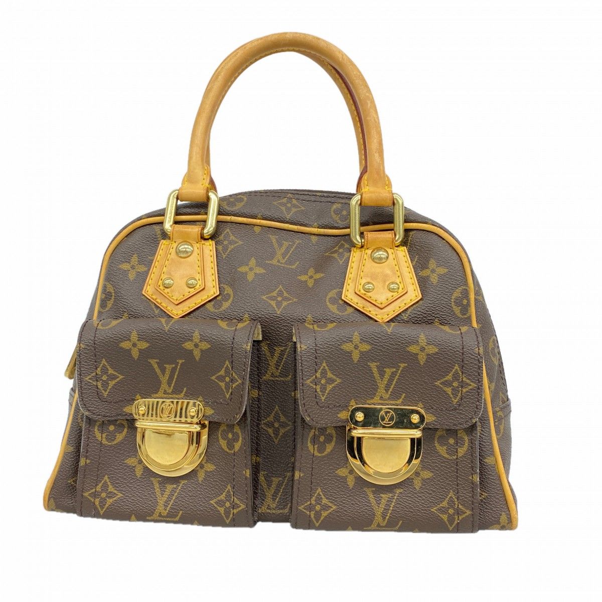 Louis Vuitton Handbag Monogram Manhattan PM Brown