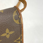 Louis Vuitton Shoulder Bag Monogram Pochette Twin GM Brown — view 6