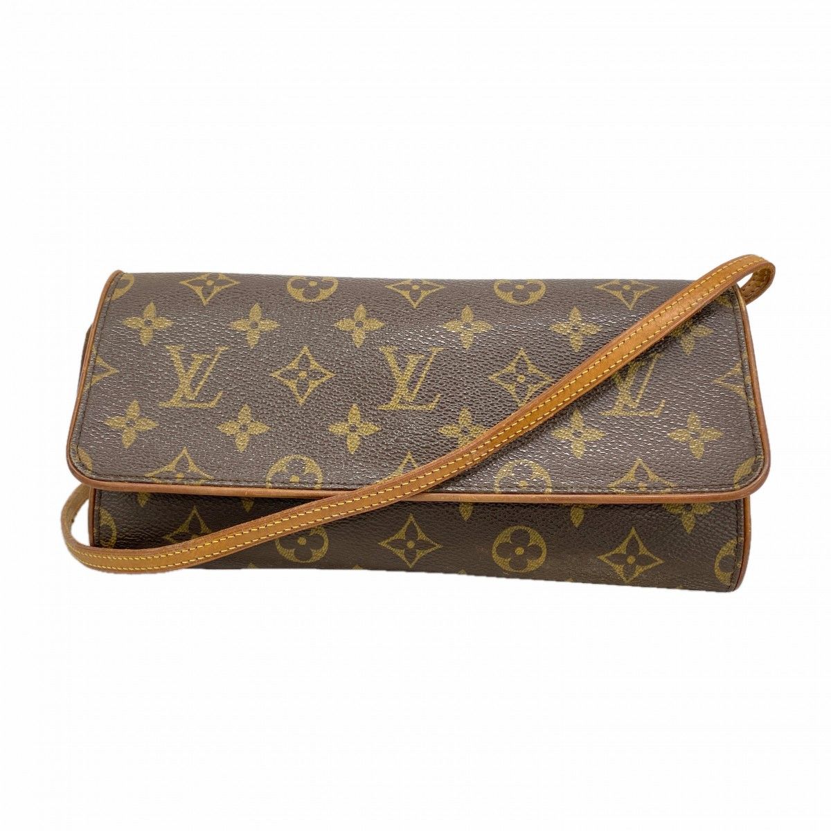 Louis Vuitton Shoulder Bag Monogram Pochette Twin GM Brown