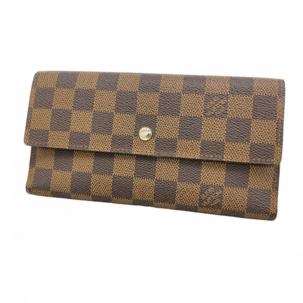 Louis Vuitton Trifold Wallet Damier Portefeuille International Ebene
