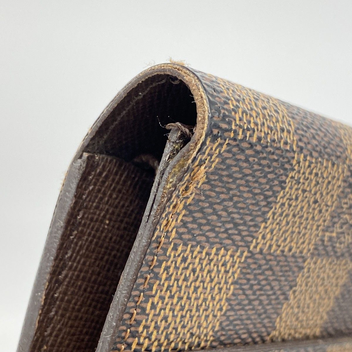Louis Vuitton Trifold Wallet Damier Portefeuille International Ebene — view 6