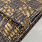 Louis Vuitton Trifold Wallet Damier Portefeuille International Ebene — view 8