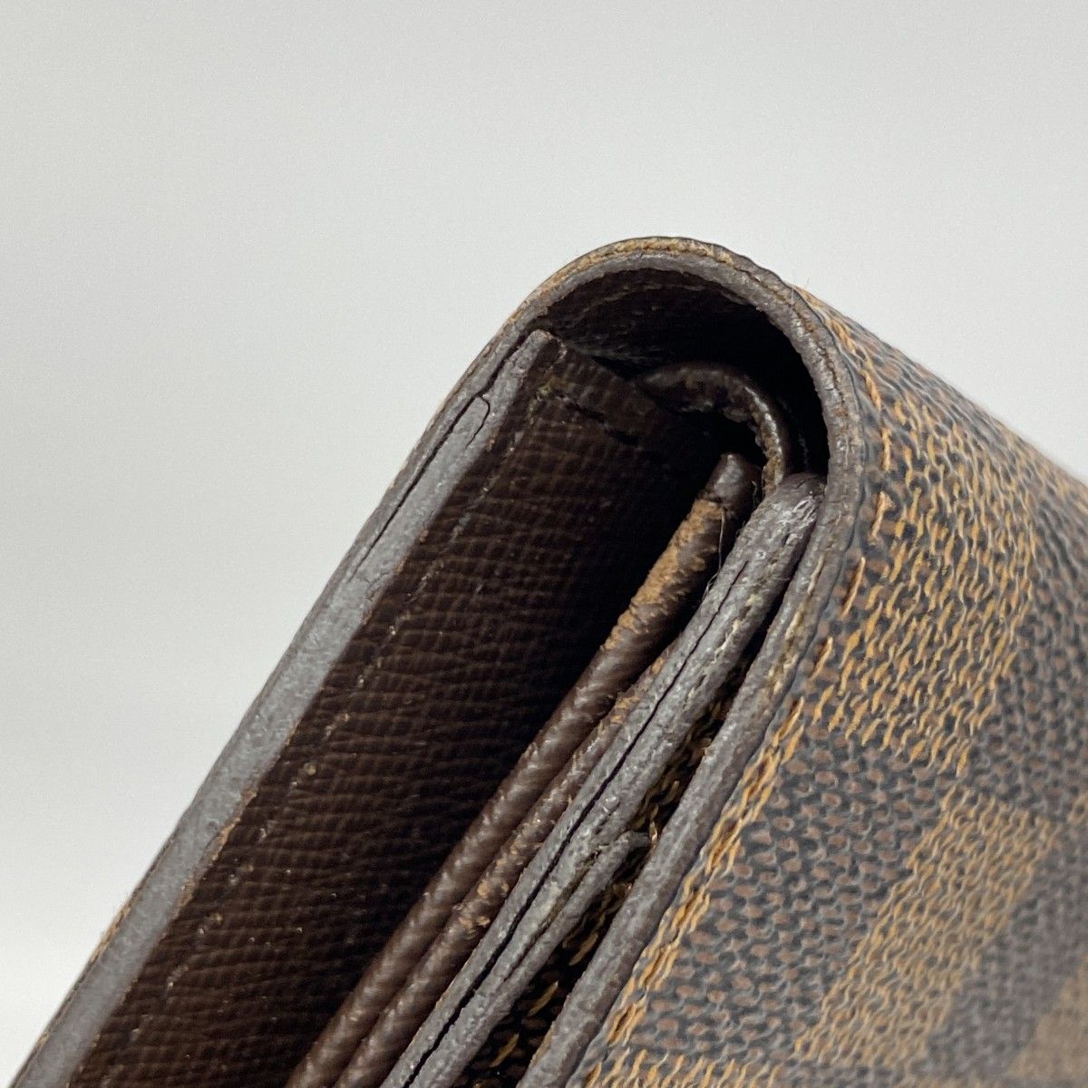 Louis Vuitton Trifold Wallet Damier Portefeuille International Ebene — view 7