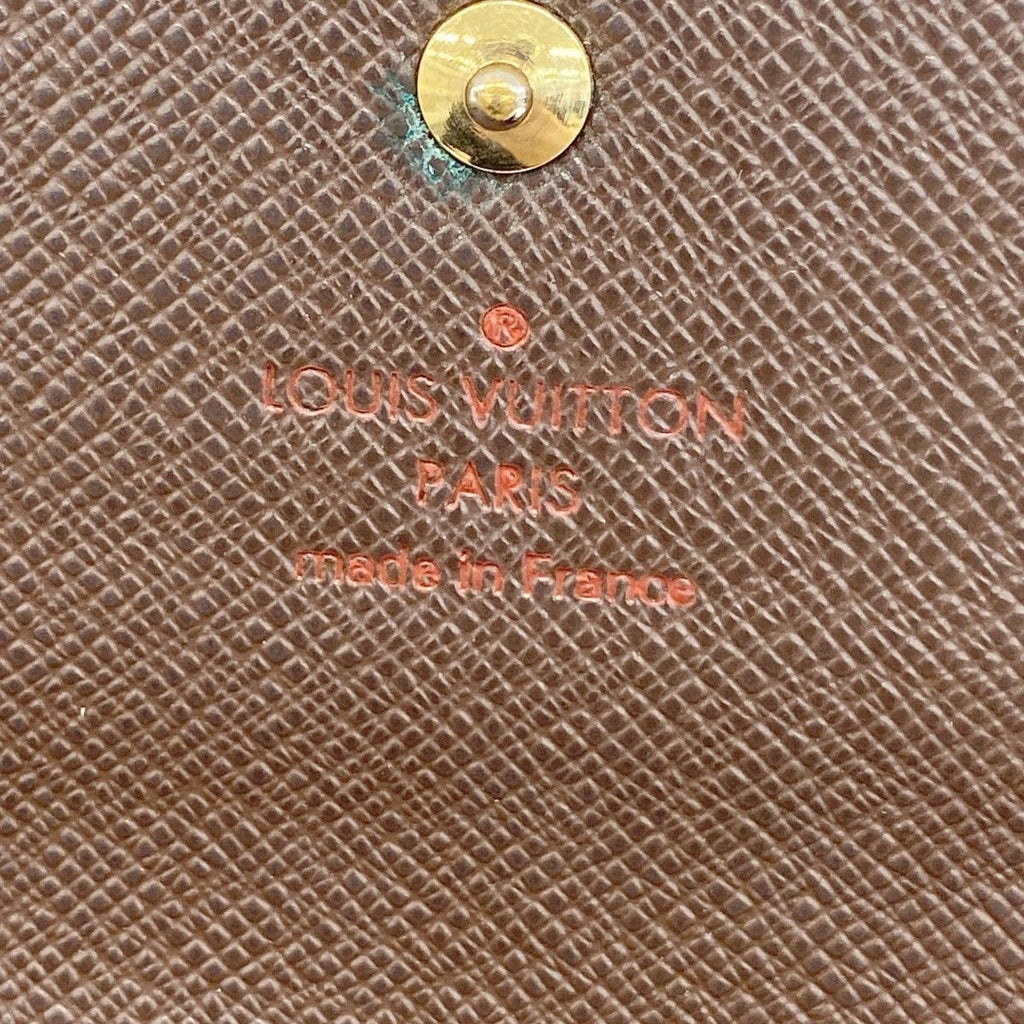 Louis Vuitton Trifold Wallet Damier Portefeuille International Ebene — view 4