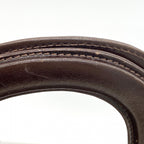 Fendi Tote Zucca Nylon Canvas Brown Silver — view 8