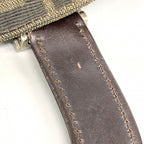 Fendi Tote Zucca Nylon Canvas Brown Silver — view 7