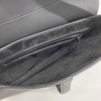 Dior Handbag Saddle Leather Black Cles Diss — view 4