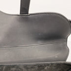 Dior Handbag Saddle Leather Black Cles Diss — view 9