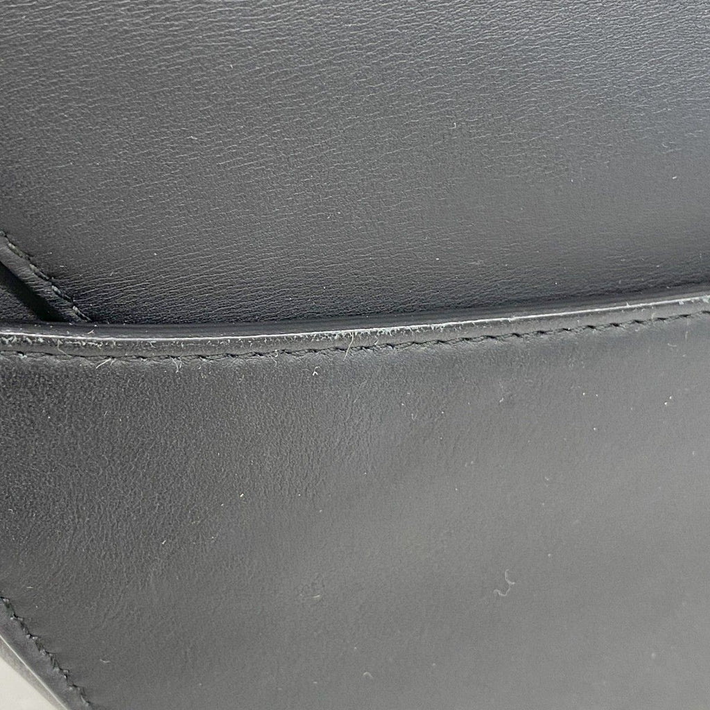 Dior Handbag Saddle Leather Black Cles Diss — view 8