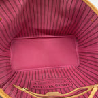 Louis Vuitton Tote Monogram Neverfull MM Brown Fuchsia — view 4