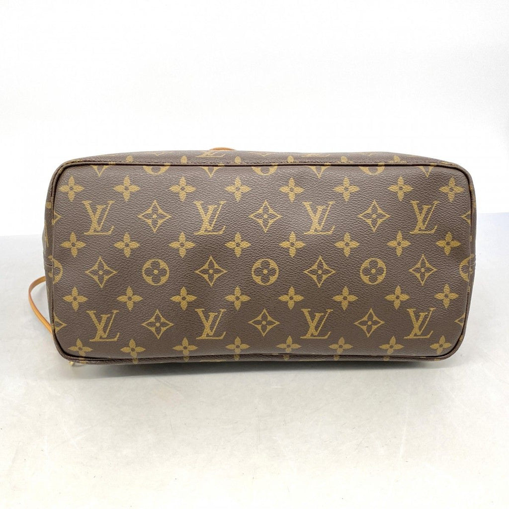 Louis Vuitton Tote Monogram Neverfull MM Brown Fuchsia — view 3
