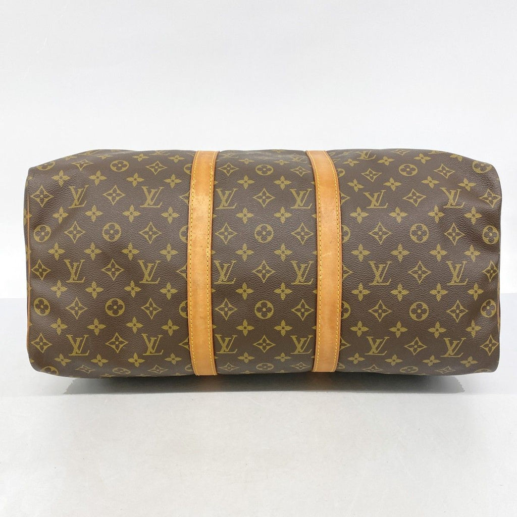 Louis Vuitton Boston Bag Monogram Keepall 50 Brown — view 3
