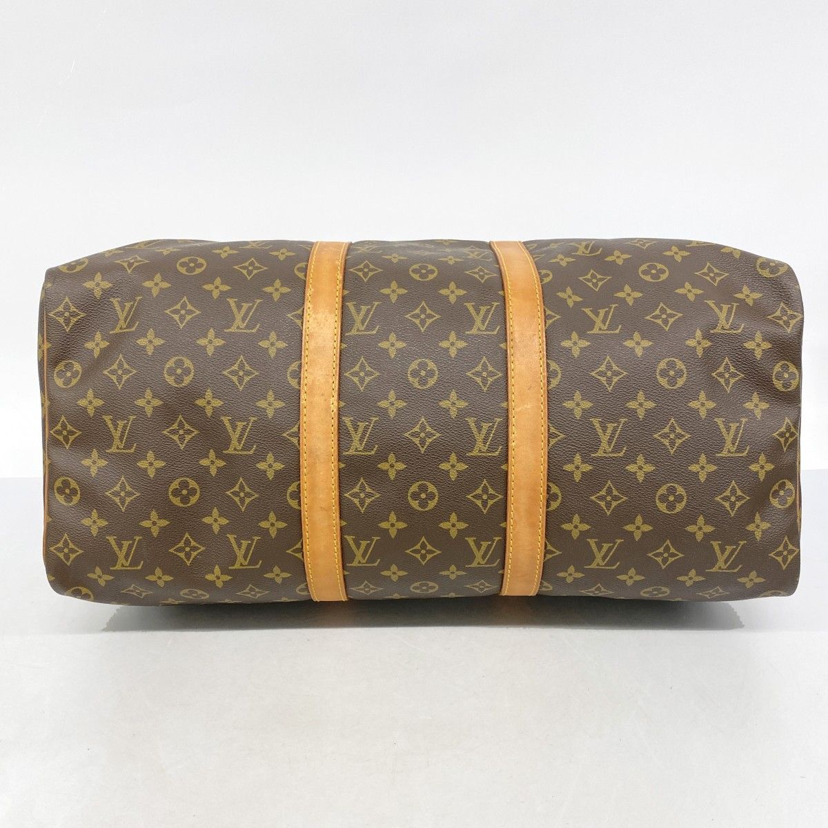 Louis Vuitton Boston Bag Monogram Keepall 50 Brown — view 3