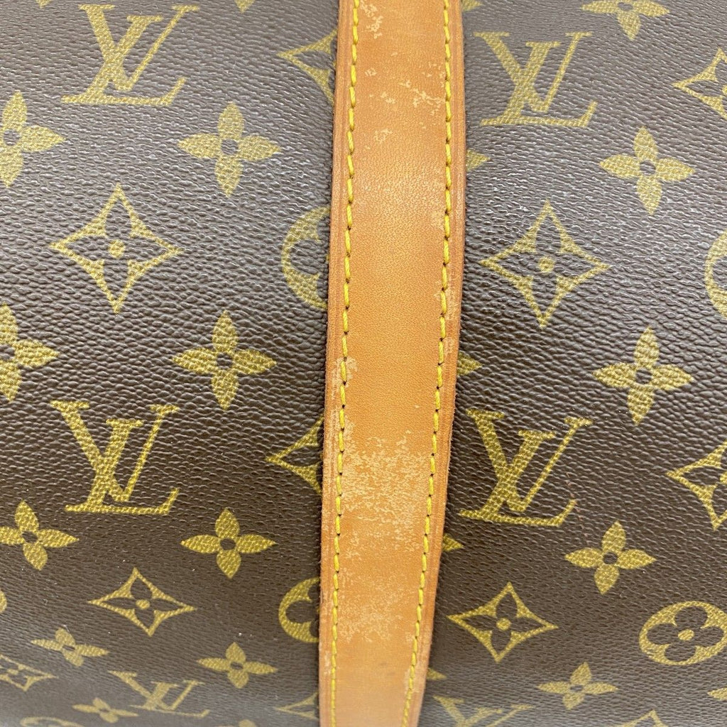 Louis Vuitton Boston Bag Monogram Keepall 50 Brown — view 8