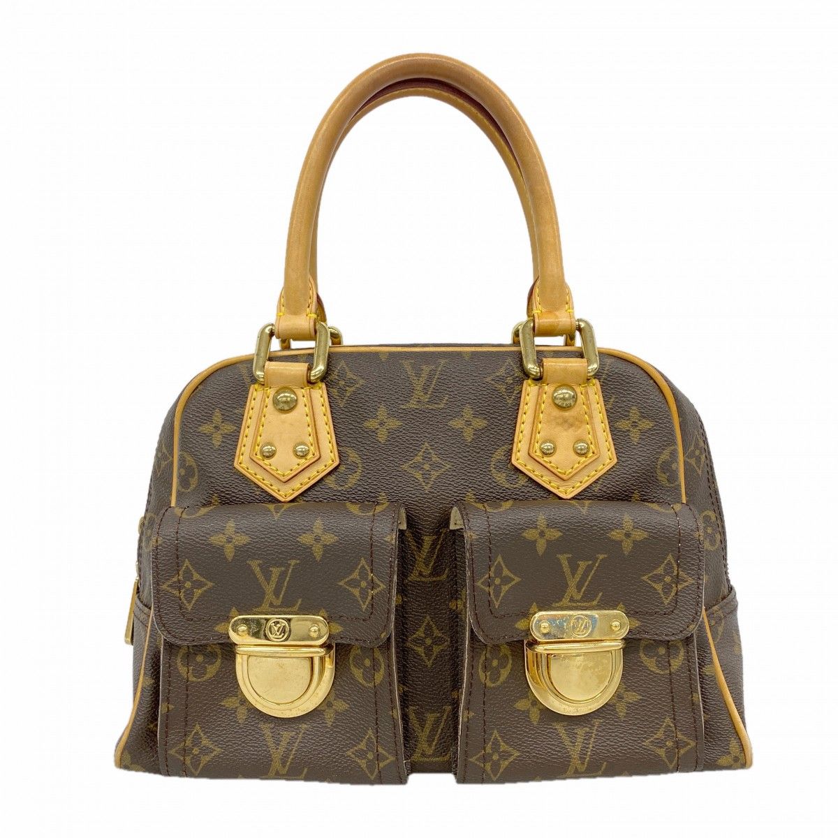 Louis Vuitton Handbag Monogram Manhattan PM Brown