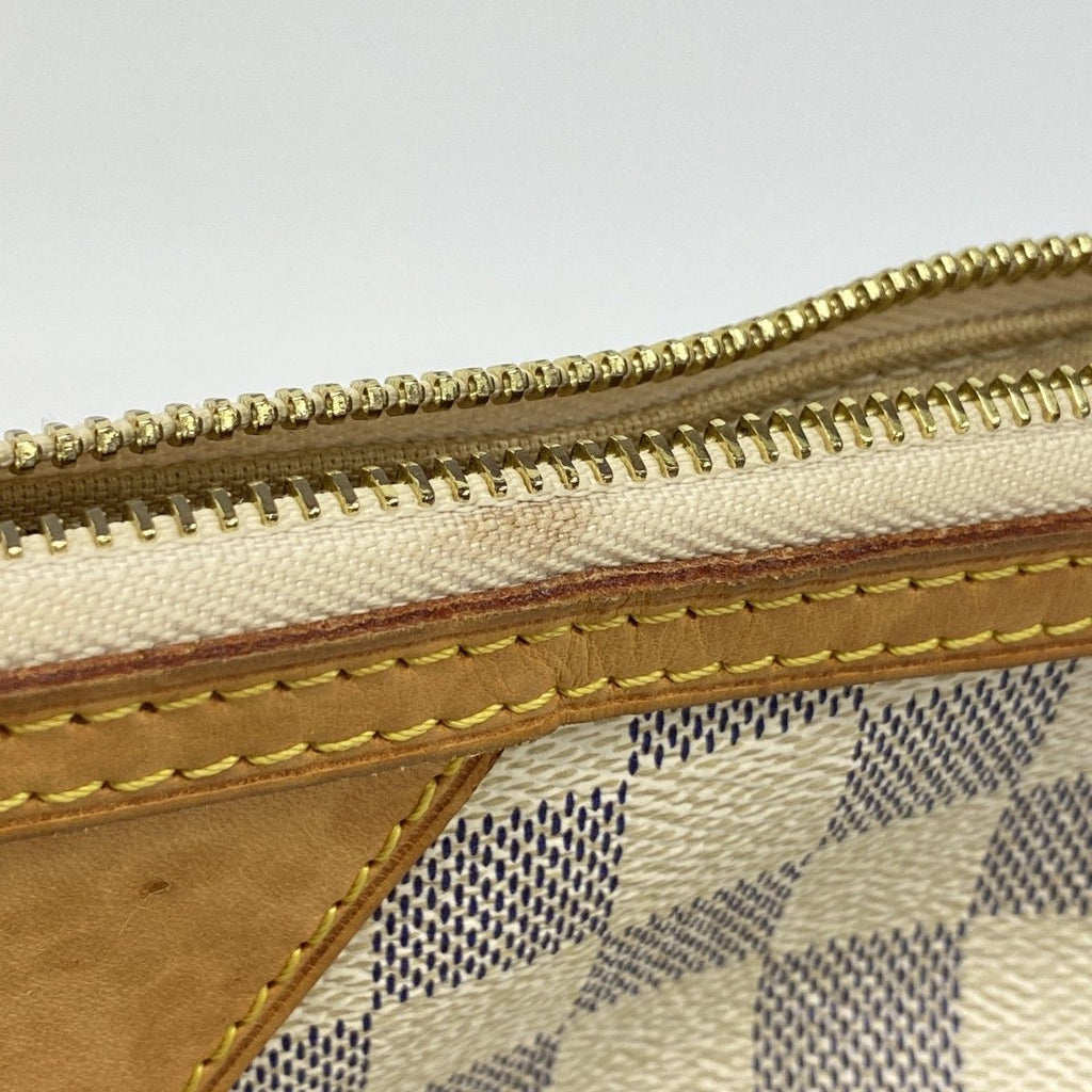 Louis Vuitton Shoulder Bag Damier Azur Syracuse MM White — view 7