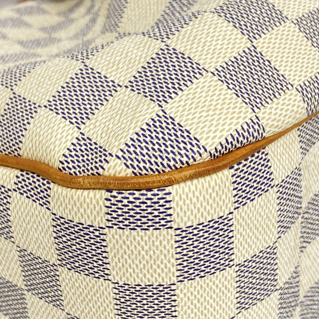 Louis Vuitton Shoulder Bag Damier Azur Syracuse MM White — view 6