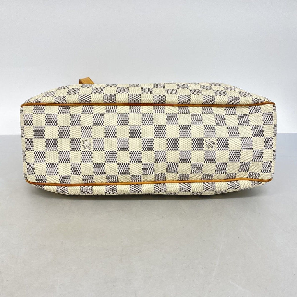 Louis Vuitton Shoulder Bag Damier Azur Syracuse MM White — view 3