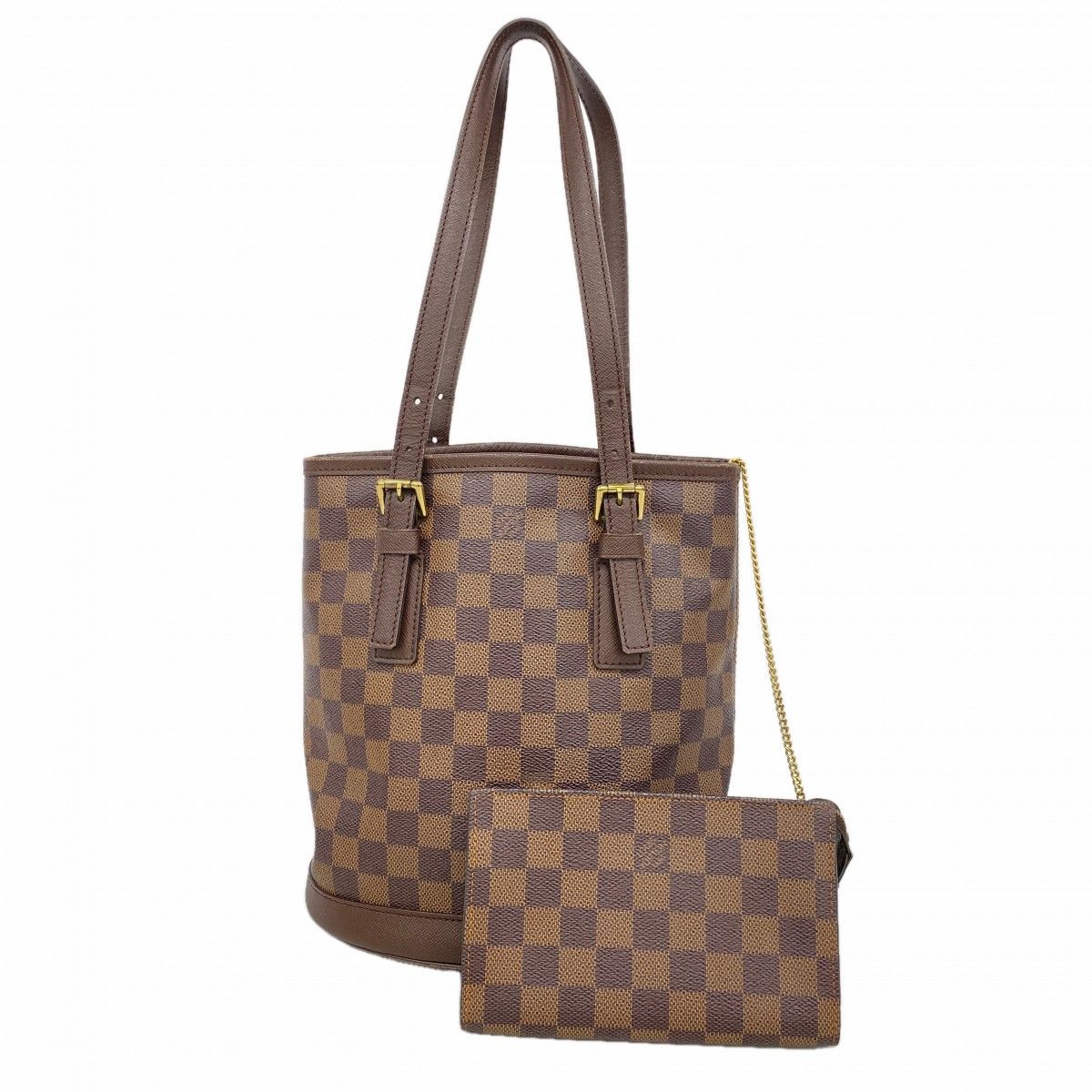 Louis Vuitton Tote Damier Marais Ebene