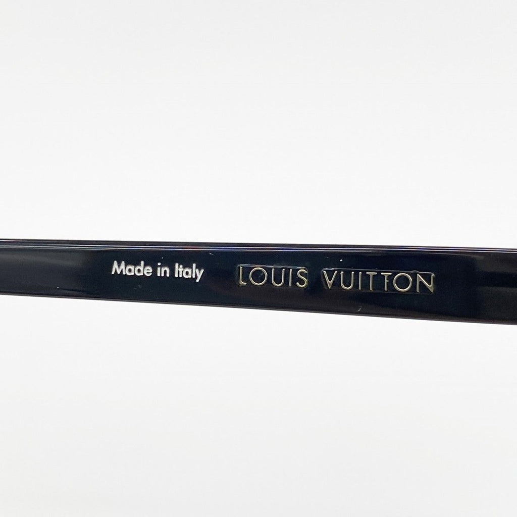 Louis Vuitton Sunglasses LV Signature Square Round Noir Eyewear — view 3