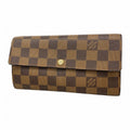 Louis Vuitton Wallet Damier Portefeuille Sarah Ebene