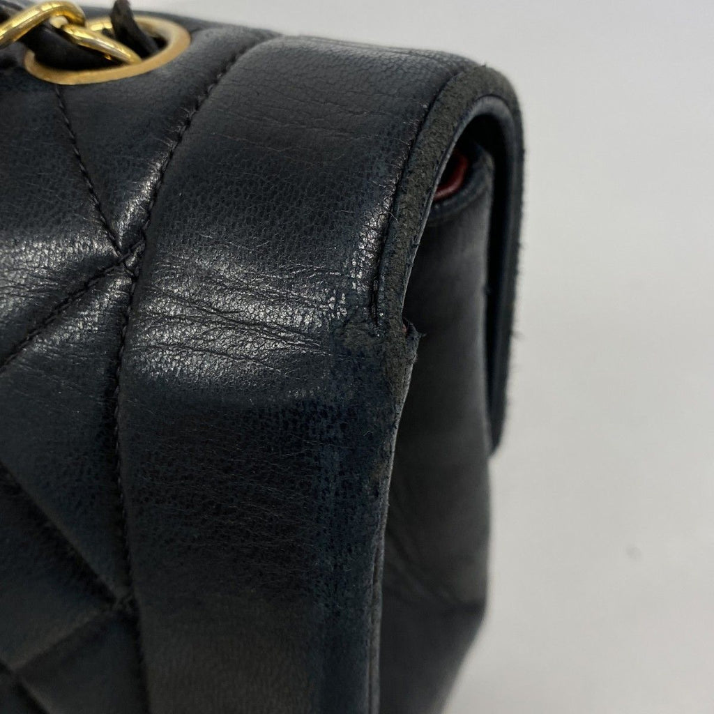 Chanel Shoulder Bag Diana Lambskin Black Gold — view 7