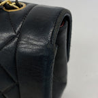 Chanel Shoulder Bag Diana Lambskin Black Gold — view 7