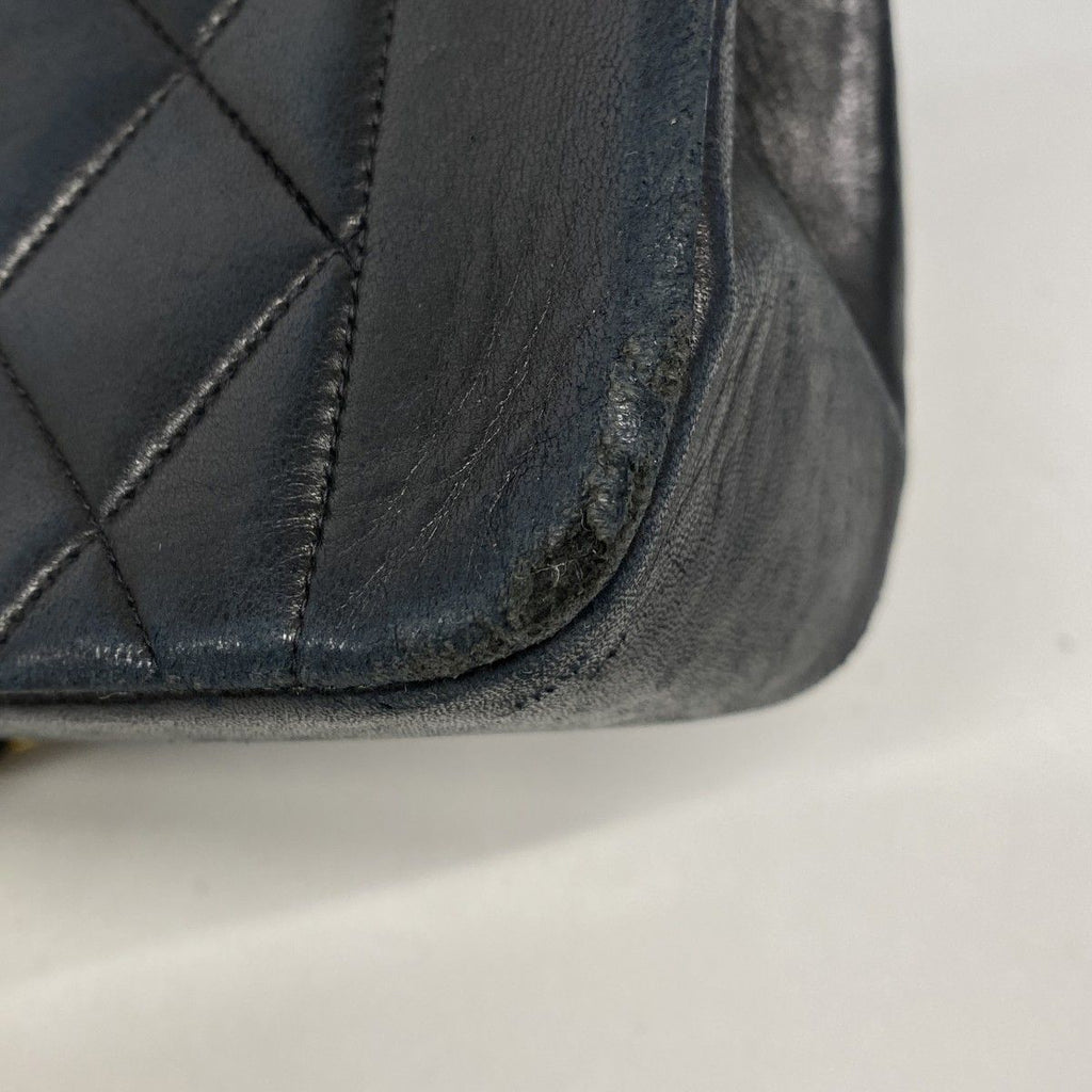Chanel Shoulder Bag Diana Lambskin Black Gold — view 6