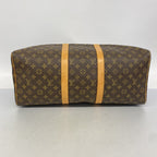 Louis Vuitton Boston Bag Monogram Keepall 50 Brown — view 3