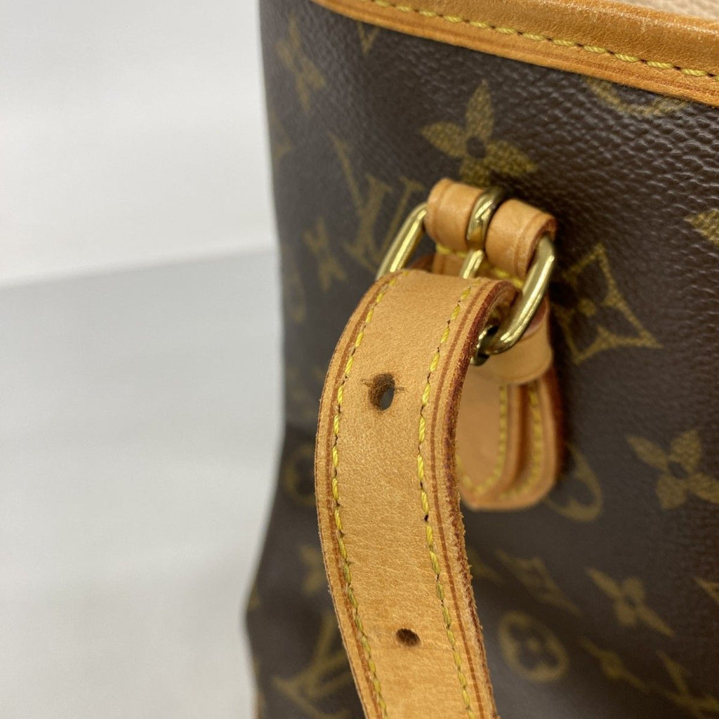 Louis Vuitton Tote Monogram Bucket PM Brown — view 8