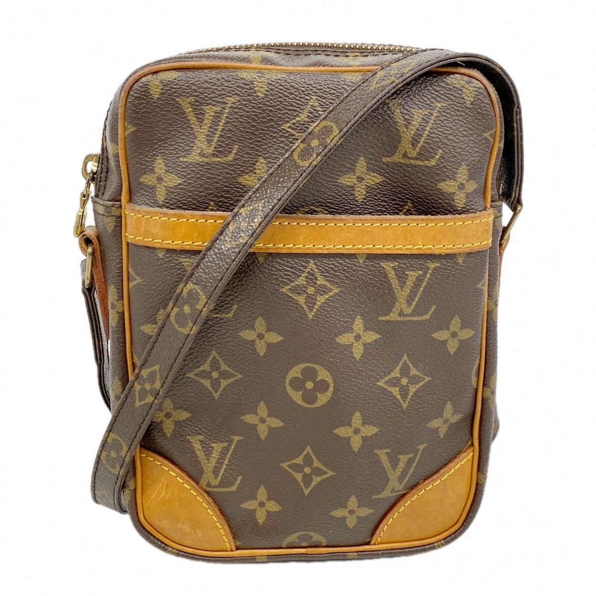Louis Vuitton Shoulder Bag Monogram Danube Brown