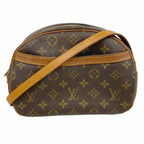 Louis Vuitton Shoulder Bag Monogram Blois Brown