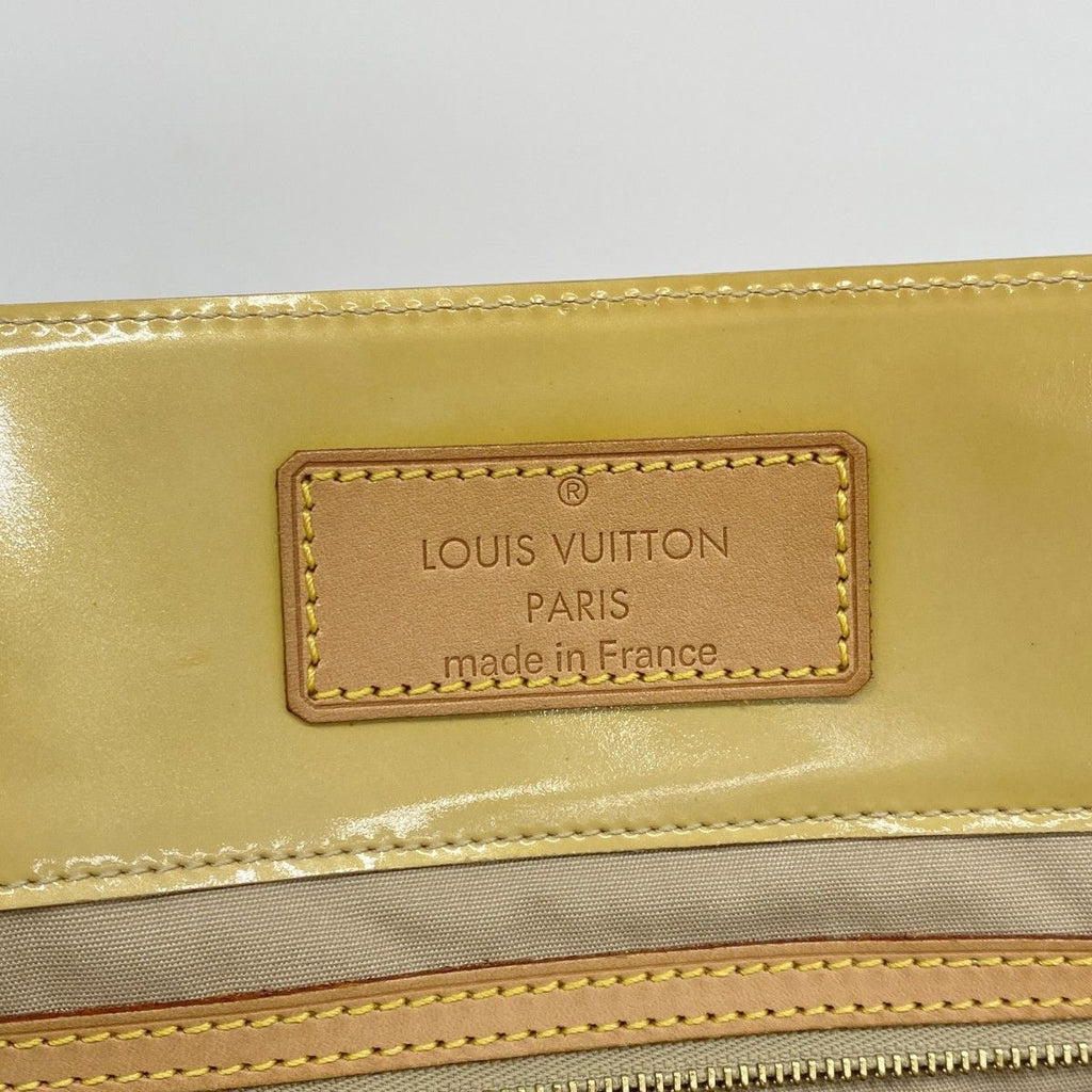 Louis Vuitton Tote Vernis Reed GM Beige — view 5