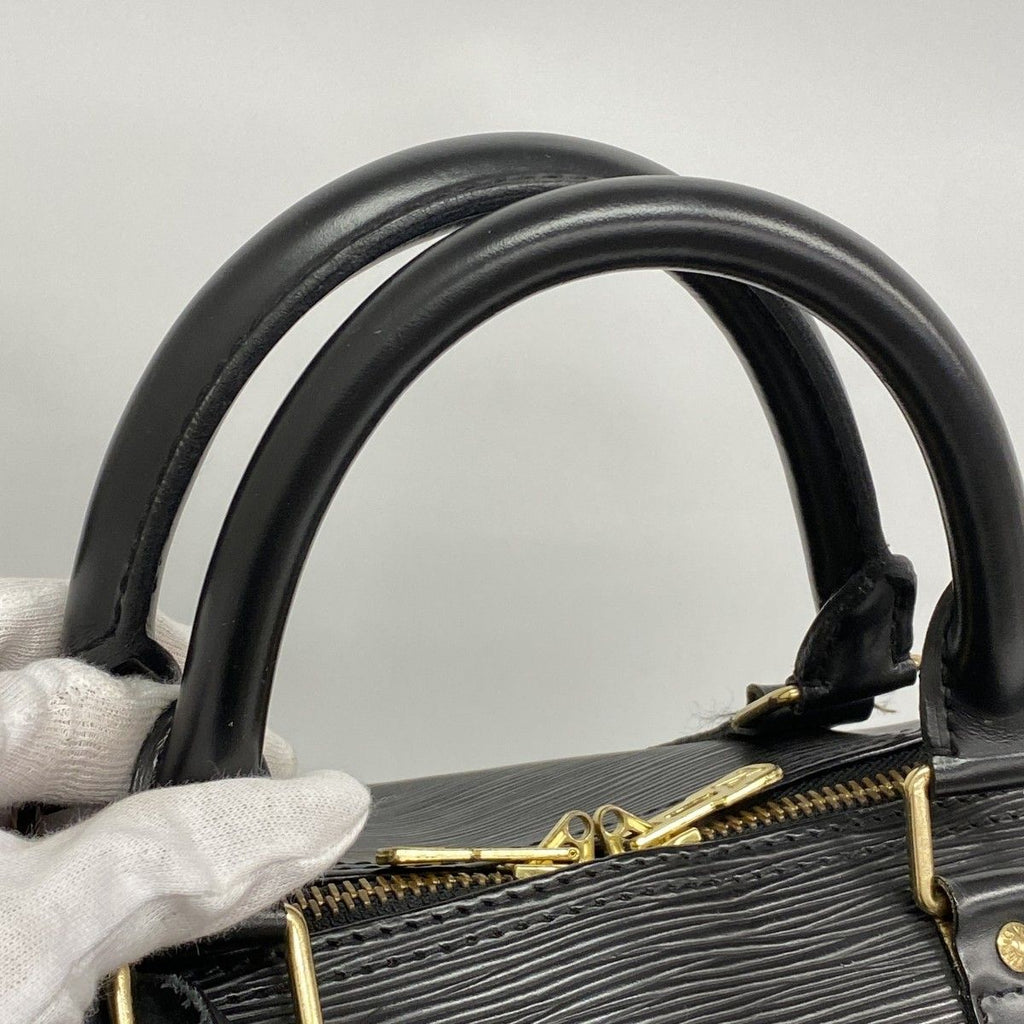 Louis Vuitton Boston Bag Epi Keepall 50 Noir — view 9