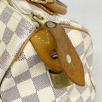 Louis Vuitton Handbag Damier Azur Speedy 25 White — view 7