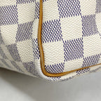 Louis Vuitton Handbag Damier Azur Speedy 25 White — view 6