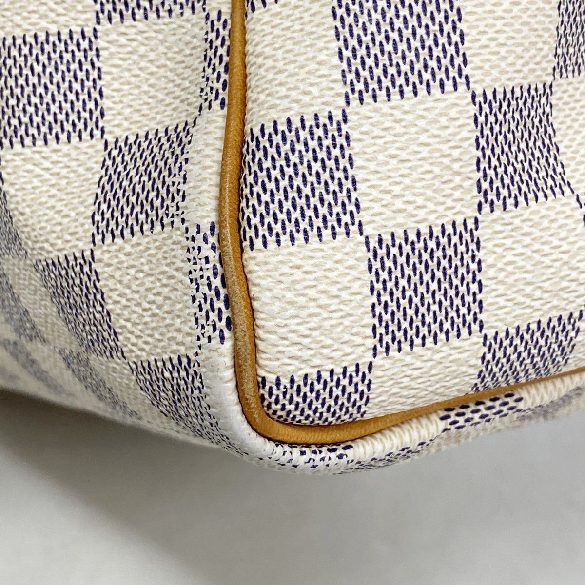 Louis Vuitton Handbag Damier Azur Speedy 25 White — view 6