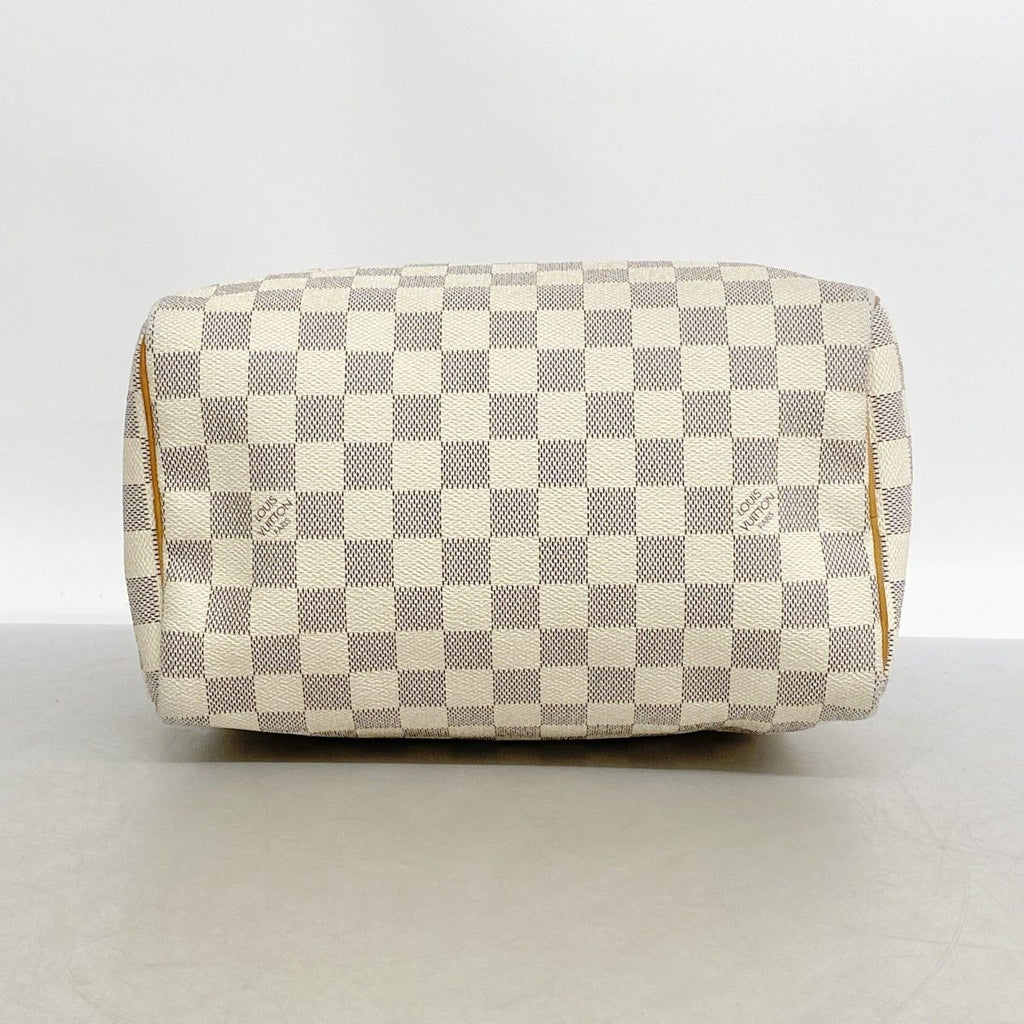 Louis Vuitton Handbag Damier Azur Speedy 25 White — view 3