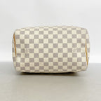 Louis Vuitton Handbag Damier Azur Speedy 25 White — view 3